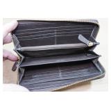 Coach Signature Brown Shoulder Bag with Wallet