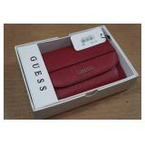 Guess Katiana Double Date Red Leather Wallet