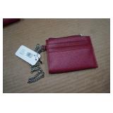 Guess Katiana Double Date Red Leather Wallet