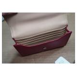 Guess Katiana Double Date Red Leather Wallet