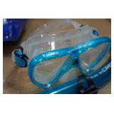 Cressi Blulove Adult Snorkel Set - Fin Size L/XL