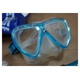 Cressi Blulove Adult Snorkel Set - Fin Size L/XL