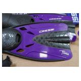 Cressi Tonga Adult Snorkel Set - Fin Size S/M