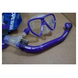 Cressi Tonga Adult Snorkel Set - Fin Size S/M
