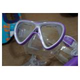 Cressi Blulove Kids Snorkel Set - Fin Size S/M