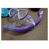 Cressi Blulove Kids Snorkel Set - Fin Size S/M