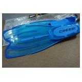 Cressi Agua Adult Fins - Size 39/40, 5.5/6.5