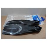 Cressi Pluma Adult Snorkel Fins -Size 45-46, 10-11