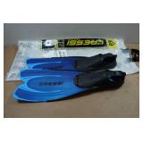 Cressi Agua Adult Fins - Size 41/42, 7/8