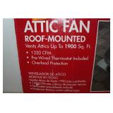 Air Vent Inc Roof Mounted Attic Fan