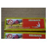 *4* Crowing Rooster Two Blade Toothpick Folding Knives