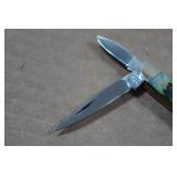 *4* Crowing Rooster Two Blade Toothpick Folding Knives