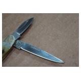 *4* Crowing Rooster Two Blade Toothpick Folding Knives