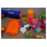 Toy Dart Blasters and Assorted Fidget Toys