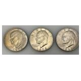 1972 Plain No Mint Mark Eisenhower One Dollar Coins