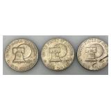 1776-1976 Plain No Mint Mark Bicentennial Eisenhower One Dollar Coins