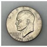1776-1976 Type One Wide Print Bicentennial Eisenhower One Dollar Coin