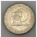 1776-1976 Type One Wide Print Bicentennial Eisenhower One Dollar Coin