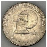 1776-1976 Type One Wide Print Bicentennial Eisenhower One Dollar Coin