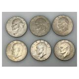 1776-1976 D Bicentennial Eisenhower One Dollar Coins