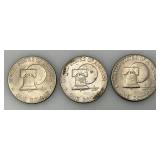 1776-1976 D Bicentennial Eisenhower One Dollar Coins