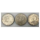 1776-1976 D Bicentennial Eisenhower One Dollar Coins