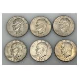 1978 No Mint Mark Eisenhower One Dollar Coins