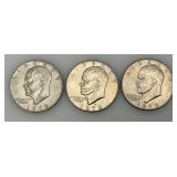 1978 No Mint Mark Eisenhower One Dollar Coins