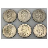 1776-1976 D Bicentennial Eisenhower One Dollar Coins