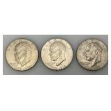 1776-1976 D Bicentennial Eisenhower One Dollar Coins