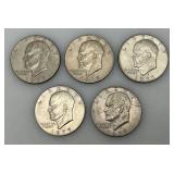 1977 D Eisenhower One Dollar Coins