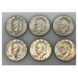 1978 No Mint Mark Eisenhower One Dollar Coins