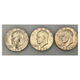 1978 No Mint Mark Eisenhower One Dollar Coins