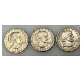 1980 P Susan B Anthony One Dollar Coins