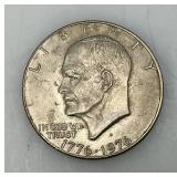 1776-1976 Type One Wide Print Bicentennial Eisenhower One Dollar Coin