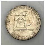 1776-1976 Type One Wide Print Bicentennial Eisenhower One Dollar Coin