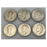 1776-1976 D Bicentennial Eisenhower One Dollar Coins