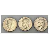 1776-1976 D Bicentennial Eisenhower One Dollar Coins