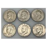 1978 No Mint Mark Eisenhower One Dollar Coins