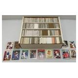 Large Box Of Unsorted Misc. Baseball Cards Some In Protective Sleeves