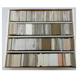Large Box Of Unsorted Misc. Baseball Cards Some In Protective Sleeves