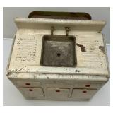 Vintage Pressed Steel Kids Sink (Very Cool)
