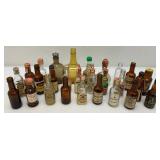 Misc. Vintage Collectible Miniature Booze Bottles (EMPTY)
