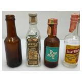 Misc. Vintage Collectible Miniature Booze Bottles (EMPTY)