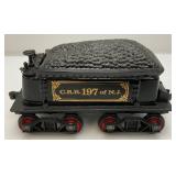 1979 Jim Beam Collectible C.R.R. 197 Of N.J. Coal Tender Decanter