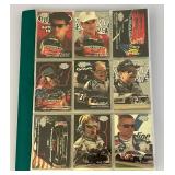 Set Of 1996 Ulra NASCAR Trading Cards In Album