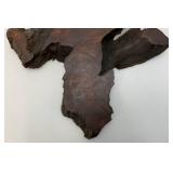 Vintage Mid Century Dark Wallnut Clock