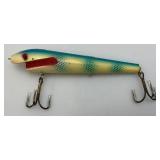 8" Large Wooden Muskie Lure (New)