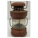 Antique Miniature Railroad Style Oil lamp