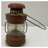 Antique Miniature Railroad Style Oil lamp